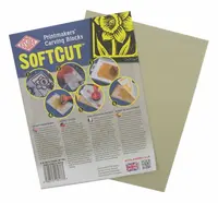 Softcut měkké lino pro linoryt 7,5x7,5cm