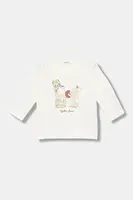 Dětské bavlněné tričko s dlouhým rukávem United Colors of Benetton