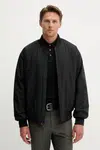 Bomber bunda Calvin Klein černá barva, přechodná, LV04LC513G