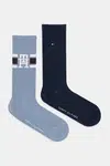 Ponožky Tommy Hilfiger 2-pack modrá barva, 701236320