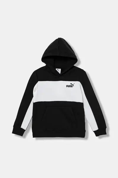 Dětská mikina Puma ESS BLOCK Small Logo Hoodie FL B