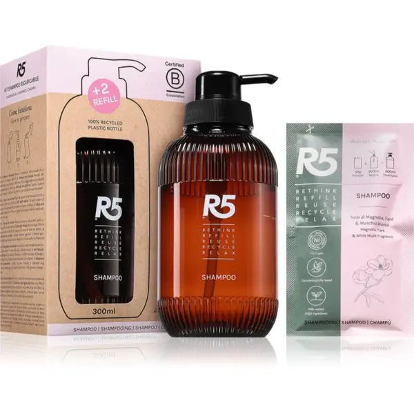 R5 Shampoo šampon + náhradní náplň