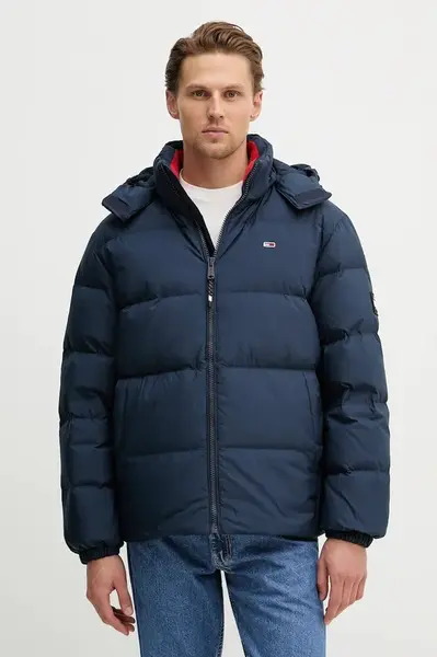 Péřová bunda Tommy Jeans