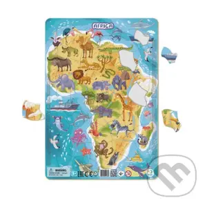 Puzzle rámové Zvířata Afriky
