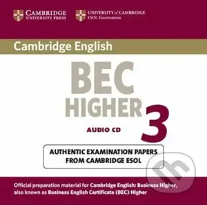 Cambridge BEC Higher 3 Audio CD - audiokniha z kategorie Jazykové učebnice a slovníky