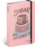 Notes Sugar (linkovaný s gumičkou na uzavření) - Studio Tabletters