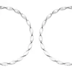 Troli Oceľové kruhové náušnice 2 - 5 cm 3 cm