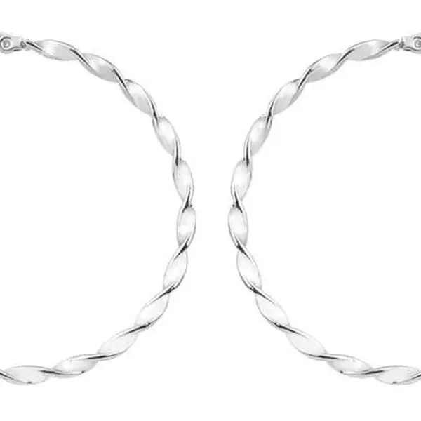 Troli Oceľové kruhové náušnice 2 - 5 cm 3 cm