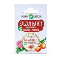 Purity Vision Bio Balzam na pery s vôňou ruže a pomaranča 12 ml