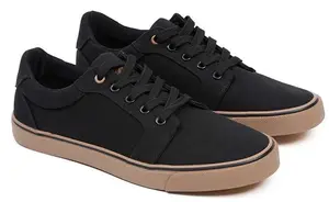 Fox topánky black canvas shoe - 44