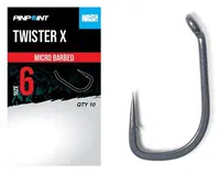 Nash háčiky twister x micro barbed 10 ks - veľkosť 4