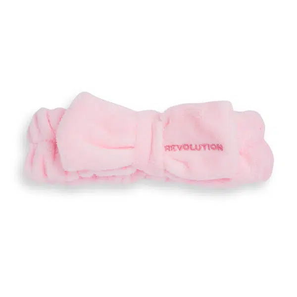 Revolution Skincare Kozmetická čelenka Pretty Pink Bow