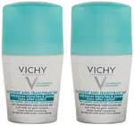Vichy Súprava guľôčkových antiperspirantov proti bielym a žltým škvrnám 2 x 50 ml
