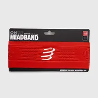 Čelenka Compressport Headband On/Off červená barva, XBNU3903