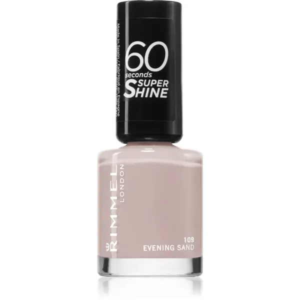 Rimmel 60 Seconds Super Shine lak na nehty odstín 109 Evening Sand 8 ml
