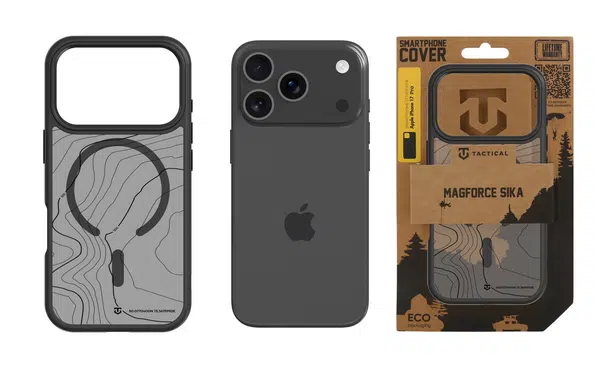 Zadní kryt Tactical MagForce Hyperstealth Sika pro Apple iPhone 17 Pro, asphalt