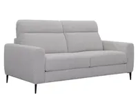 Rozkladacia pohovka na trvalé spanie Georgia, achátovo šedá tkanina%