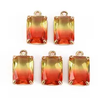 Gradient Color Glass Pendants