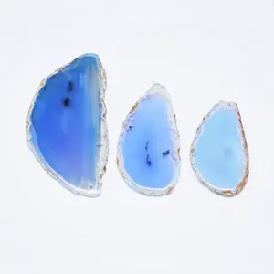 Natural Agate Slices Big Pendants