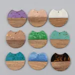 Resin & Walnut Wood Pendants