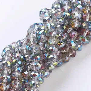 Electroplate Glass Beads Strands
