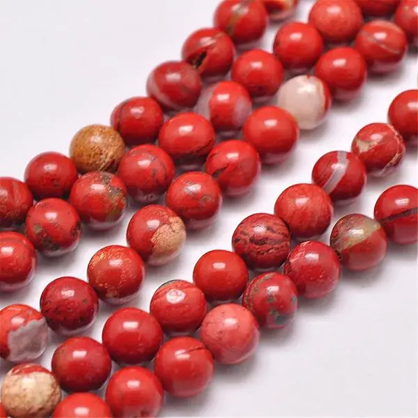 Natural Red Jasper Beads Strands