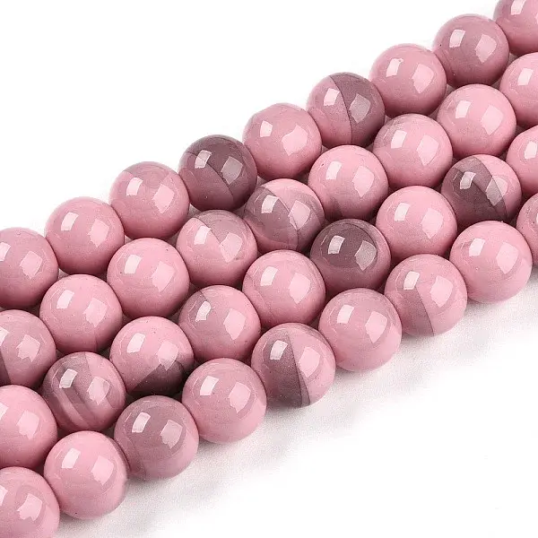 Baking Painted Glass Beads Strands