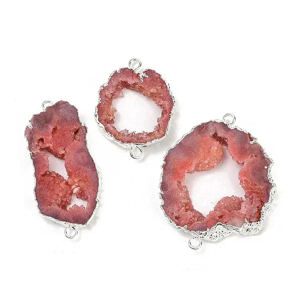 Dyed Natural Druzy Agate links