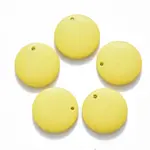 Painted Wood Pendants