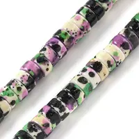 Baking Paint Synthetic Turquoise Beads Strands