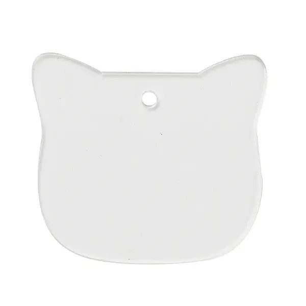 Transparent Acrylic Blank Pendants