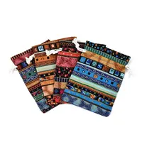 Ethnic Style Cotton & Linen Storage Bags