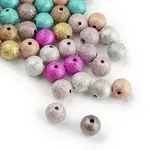 Spray Painted Acrylic Beads