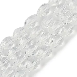 Transparent Glass Beads Strands