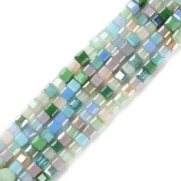 Electroplate Glass Beads Strands