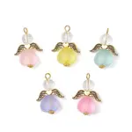Transparent Acrylic Angel Pendants