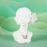 Girl Bust Resin Necklace Display Stands