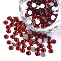 Glass Flat Back Rhinestone Cabochons