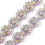 Electroplate Glass Bead Strands