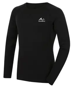 Husky  Mertee M black, XL Merino termoprádlo tričko