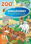 Omalovánky A4 se samolepkami ZOO - kniha z kategorie Omalovánky