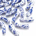 Opaque Spray Painted Acrylic Beads
