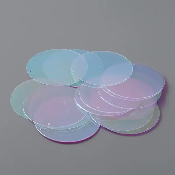 Iridescent PVC Paillette/Sequins Pendants