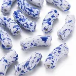 Opaque Spray Painted Acrylic Beads