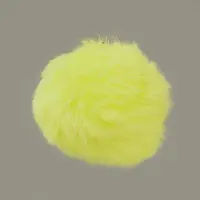 Handmade Faux Rabbit Fur Pom Pom Ball Covered Pendants