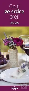 Kalendář záložkový 2026 - Co ti ze srdce přeji