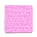 DIY Sweater Stitch Texture Food Grade Silicone Molds