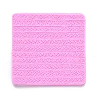 DIY Sweater Stitch Texture Food Grade Silicone Molds