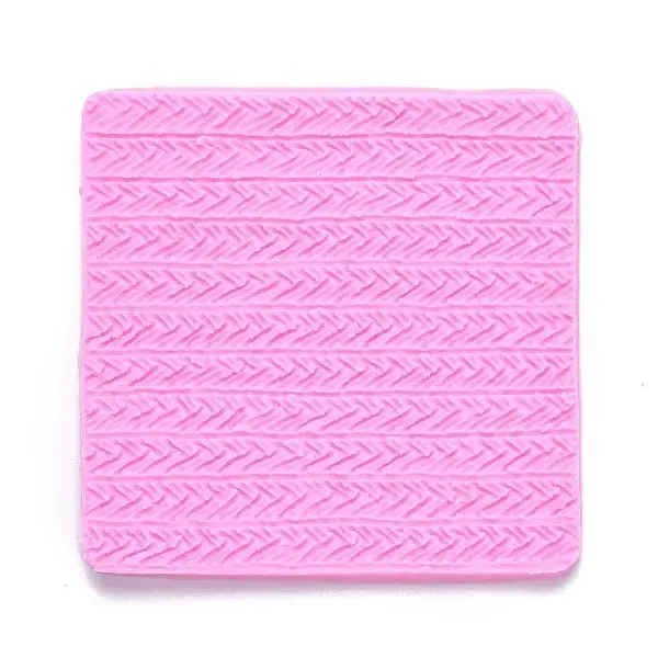 DIY Sweater Stitch Texture Food Grade Silicone Molds