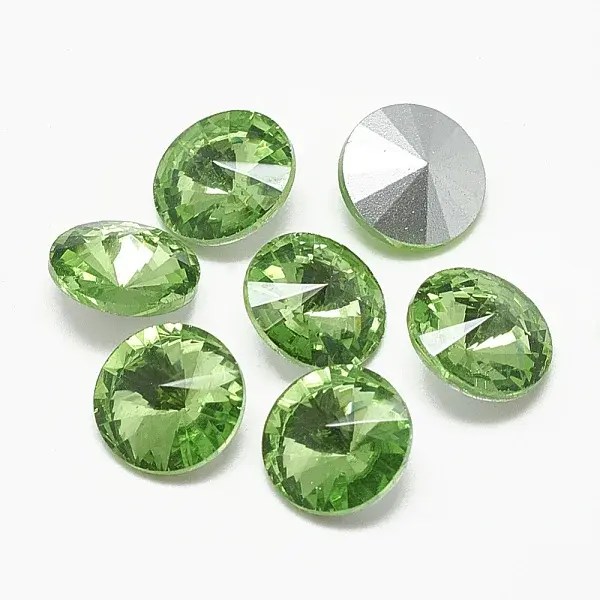 Pointed Back Glass Rhinestone Cabochons